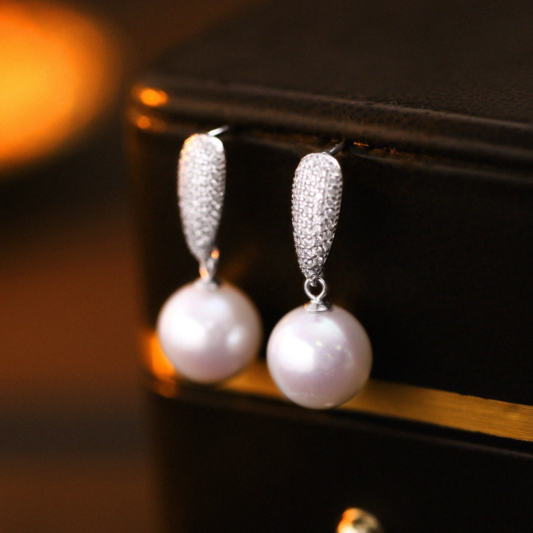 铜合金耳饰 耳坠女耳钉甜美风耳饰强光轻奢网红复古气质ins耳环