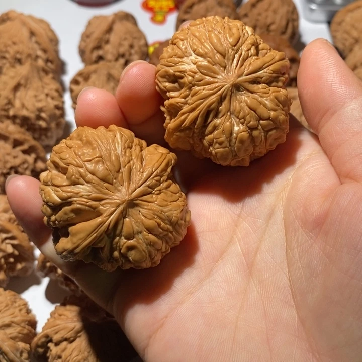 文玩核桃把件大*胖门墩