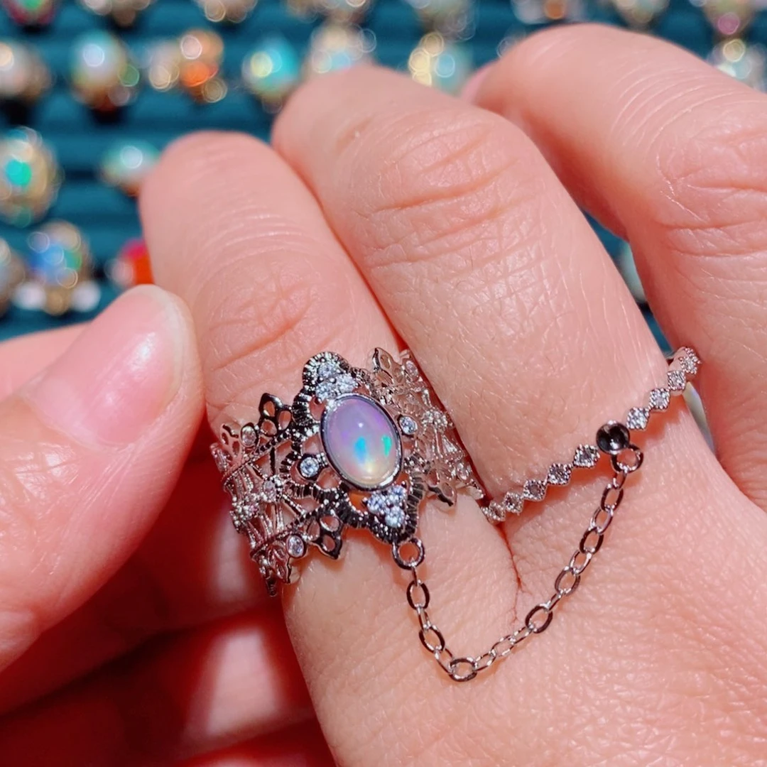 欧泊欧泊戒指合金