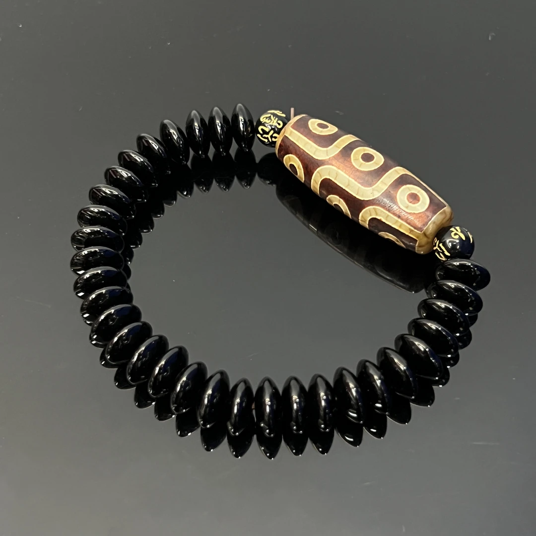 珍藏甄选藏式九目手串