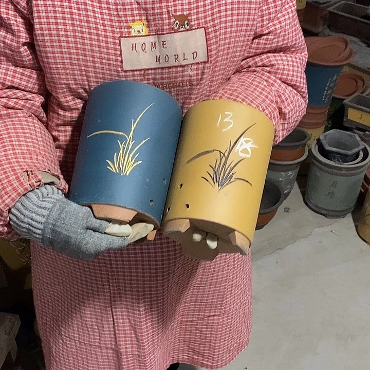 紫砂花盆紫砂花盆