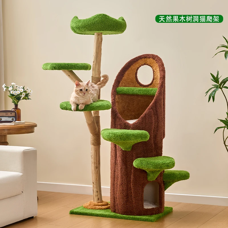 豪华树屋大型猫爬架猫窝四季通用不占地猫窝猫玩具猫猫咪抓板