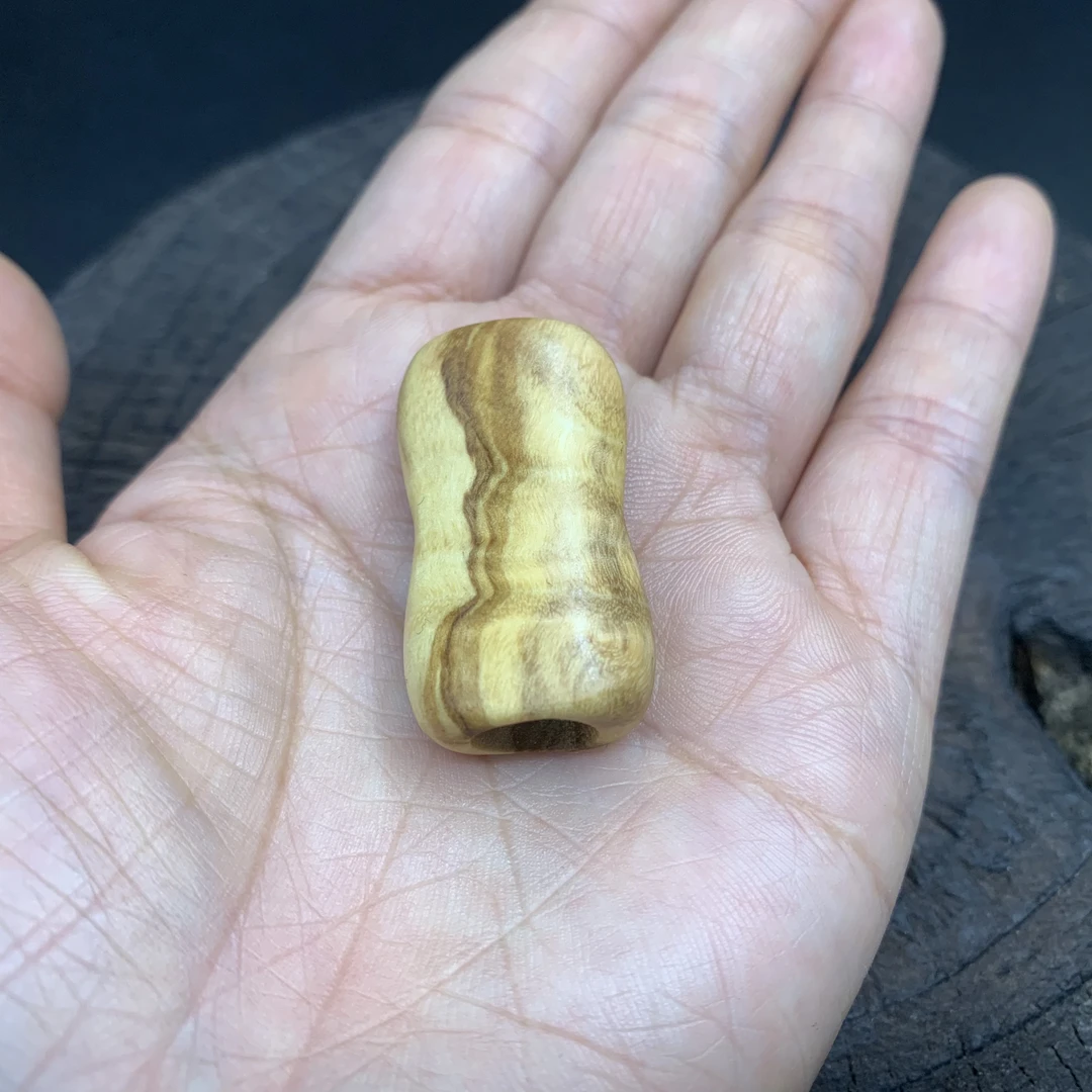 网秋粒单只纺车轮橄榄木握丸S/D牌通用常规款  网秋粒