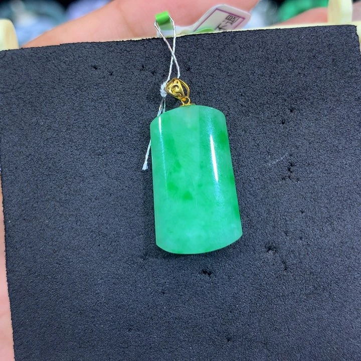 18K金镶嵌手链翡翠翡翠