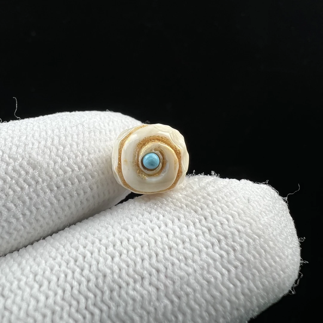 X7672天然猛犸牙 配饰 9.7*8.6mm支持鉴定 假一罚四