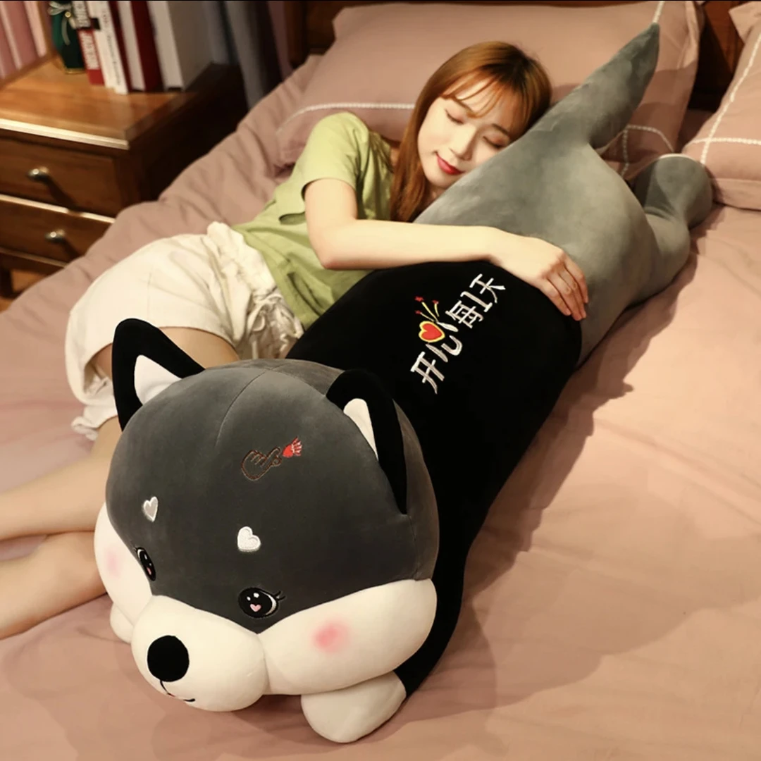 哈士奇抱枕毛绒玩具布娃娃大号玩偶布娃娃睡觉专用女生七夕节礼物