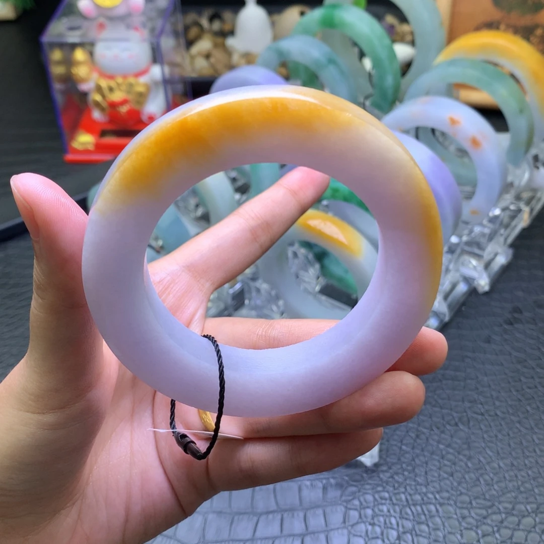 ****沫未镶嵌鸡油黄定制翡翠