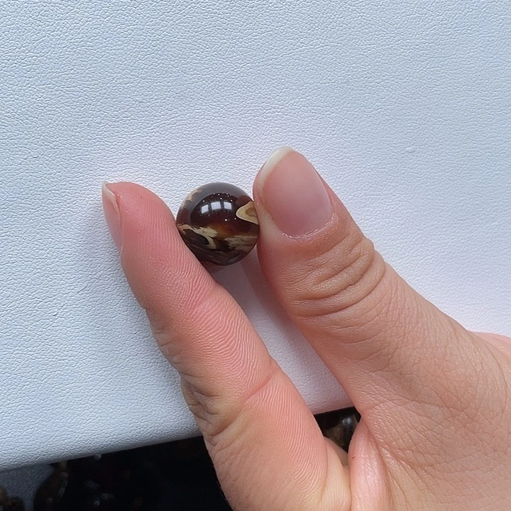 琥珀未镶嵌手串缅甸琥珀单株 卡15