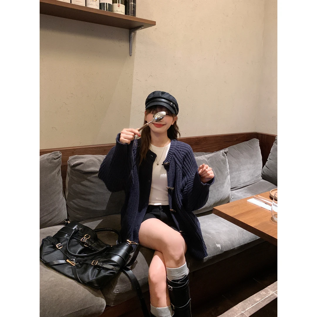 切糕自制【简爱少女】小个子初秋女设计感百搭洋气长袖毛衣