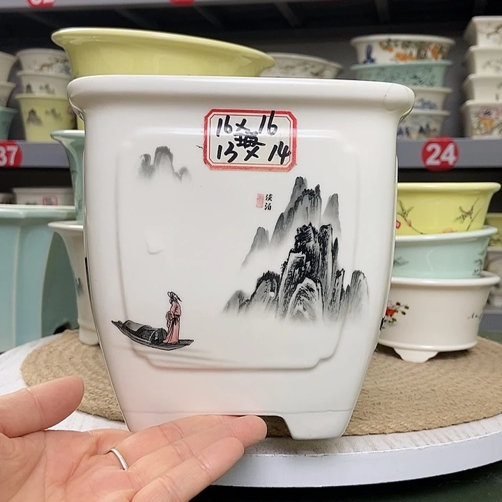 紫砂宜兴紫砂花盆