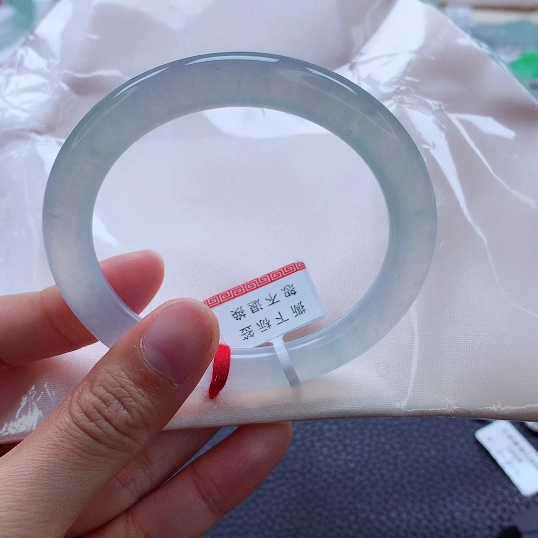 翡翠手镯未镶嵌54.5美人条8.5✖️8.8