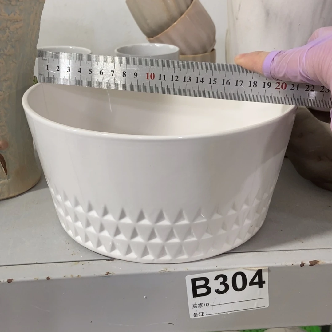 红陶高温陶瓷花盆