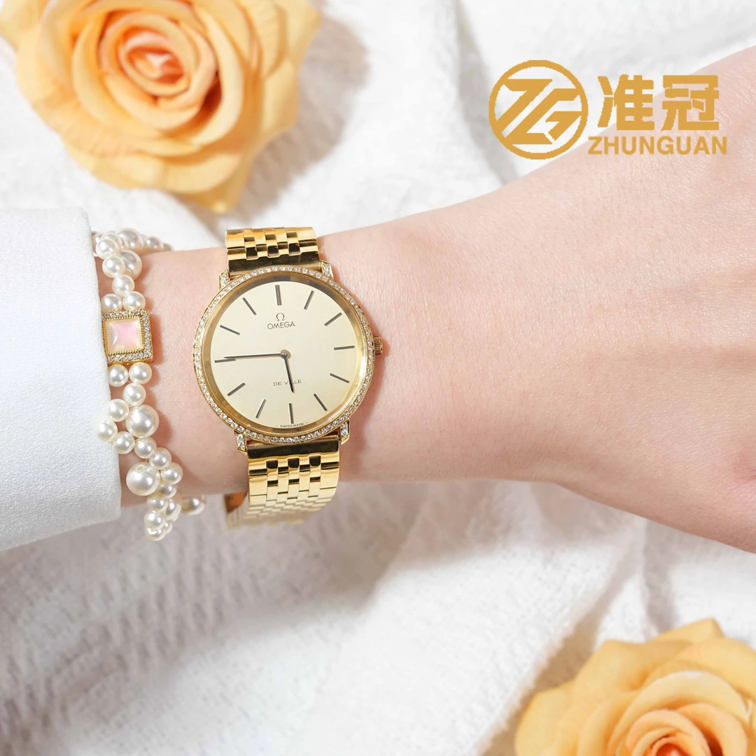 95新 Omega/欧米茄 33mm手动机械YR4951日内瓦后钻瑞士名表