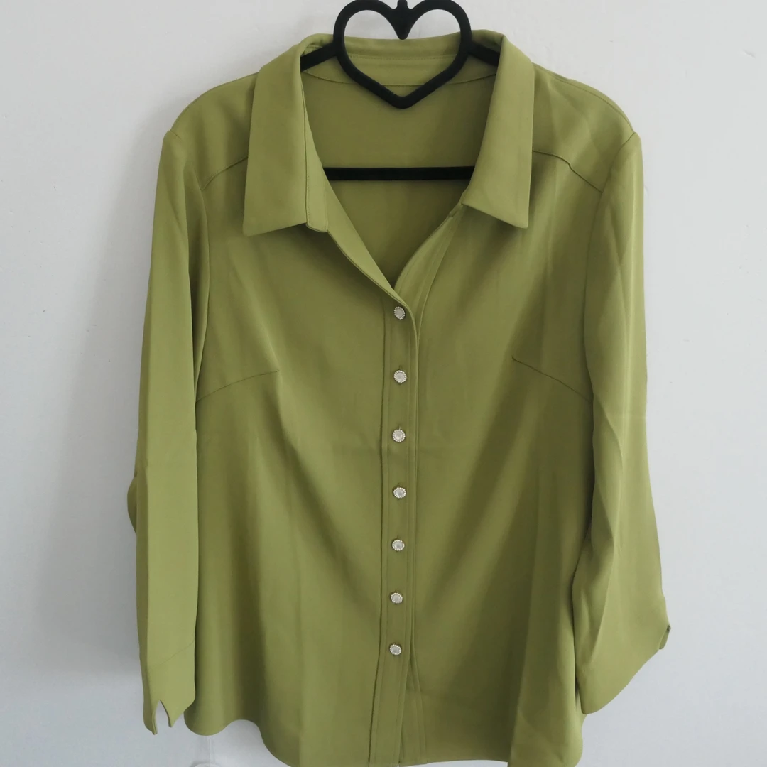 AB-1480七扣翻领衬衣休闲衬衫上衣小众