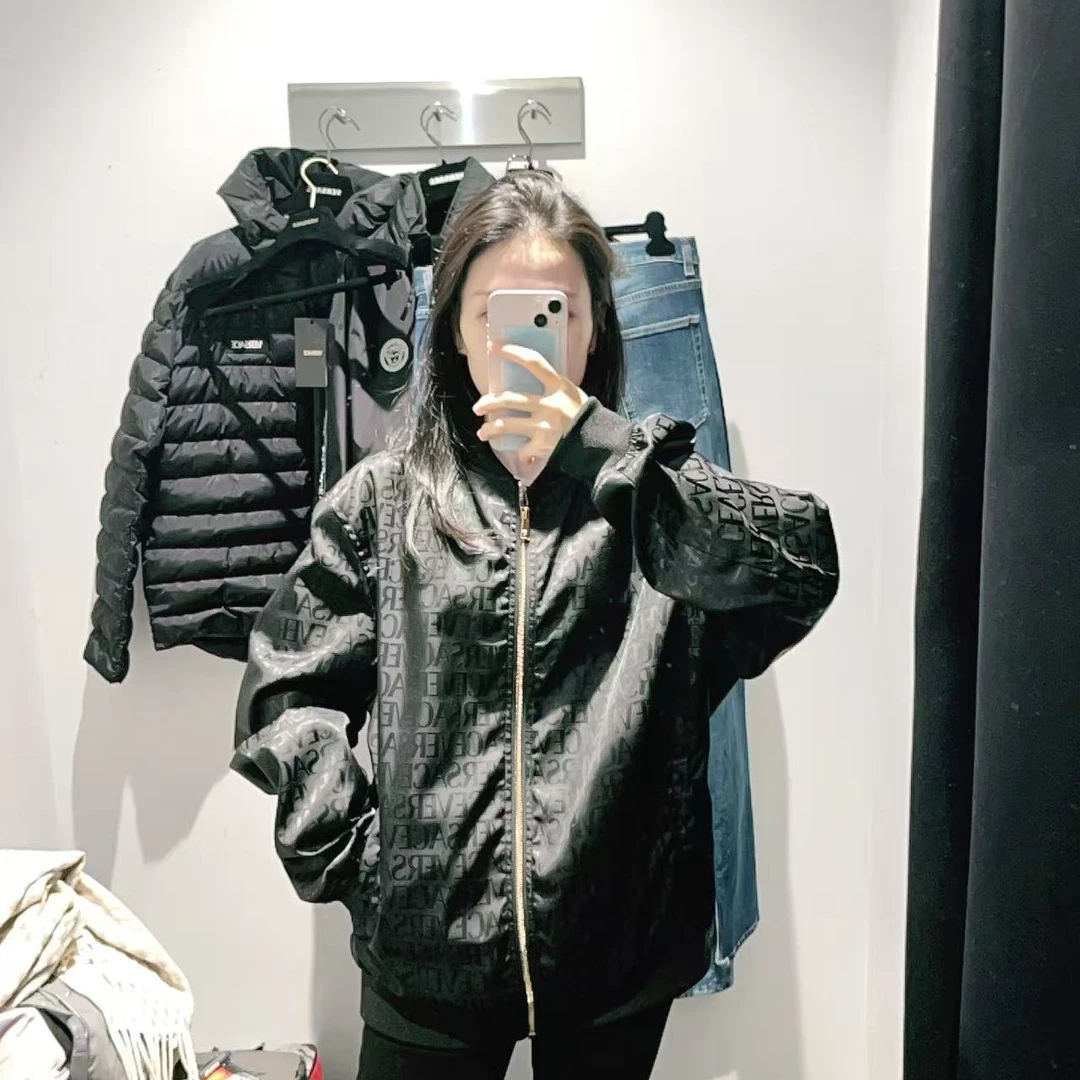 全新未使用 VERSACE/范思哲 男士字母老花棒球服夹克外套