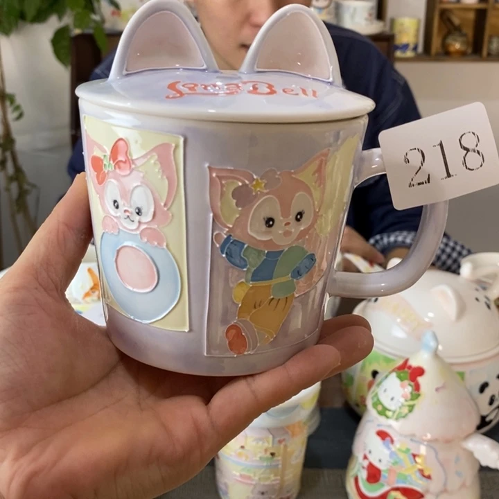 瓷片景德镇釉下彩手绘