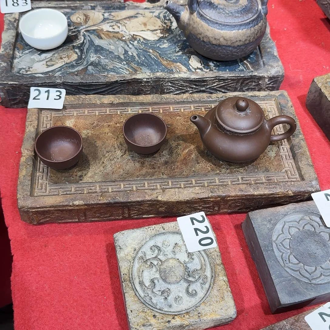 砚台茶台文房摆件