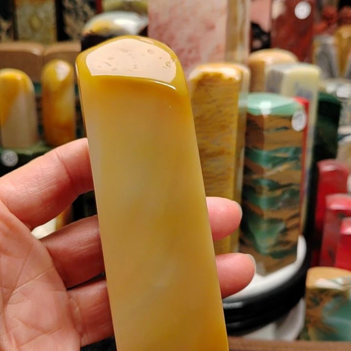 老挝石W****t田黄石印章