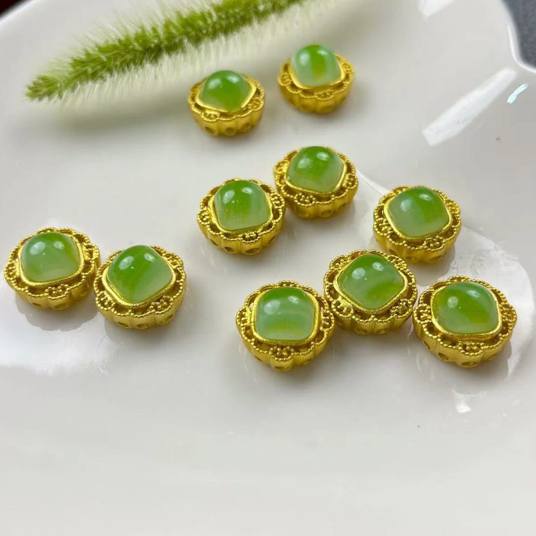 铁合金仿水晶手链 散珠首饰手工配珠