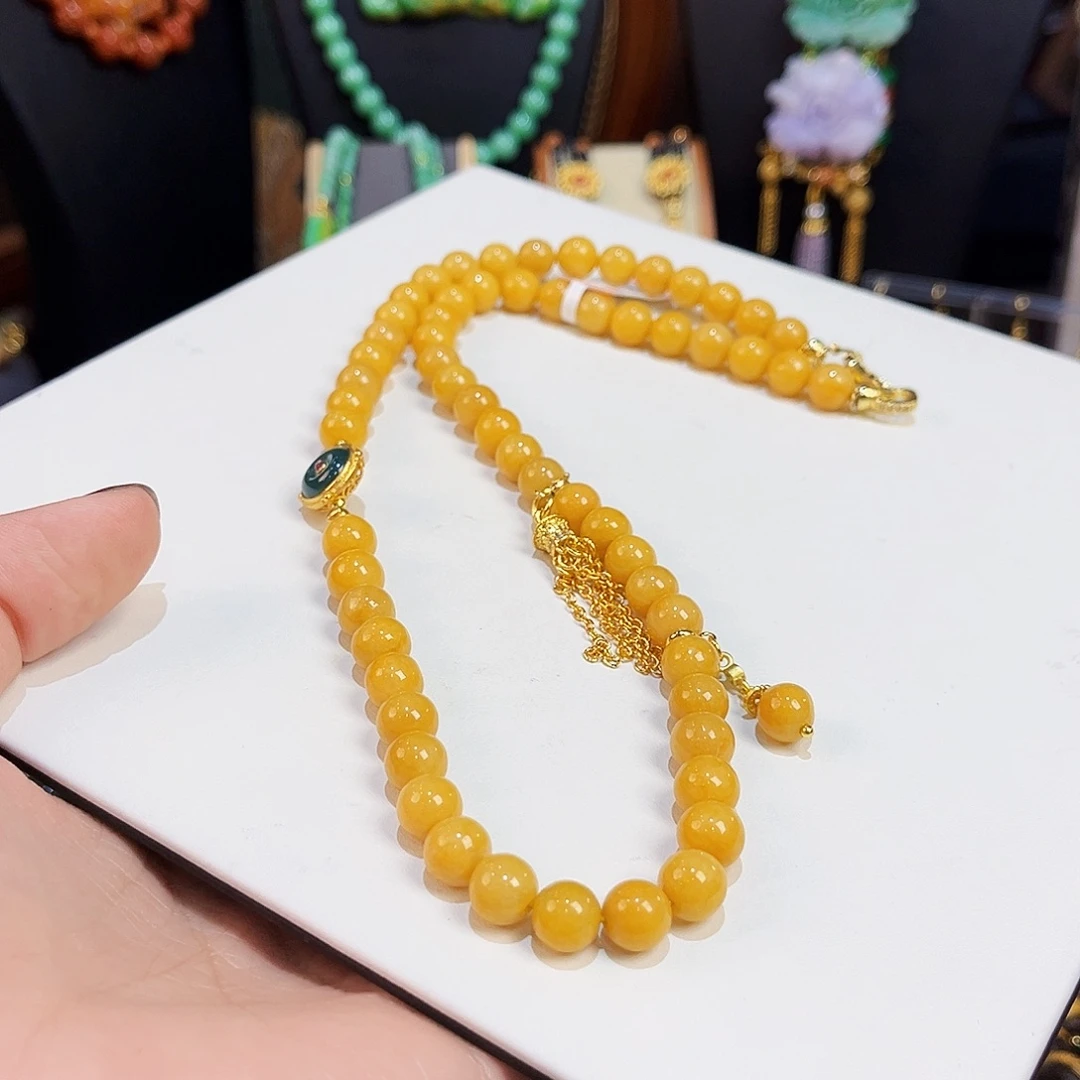 翡翠未镶嵌项链翡翠