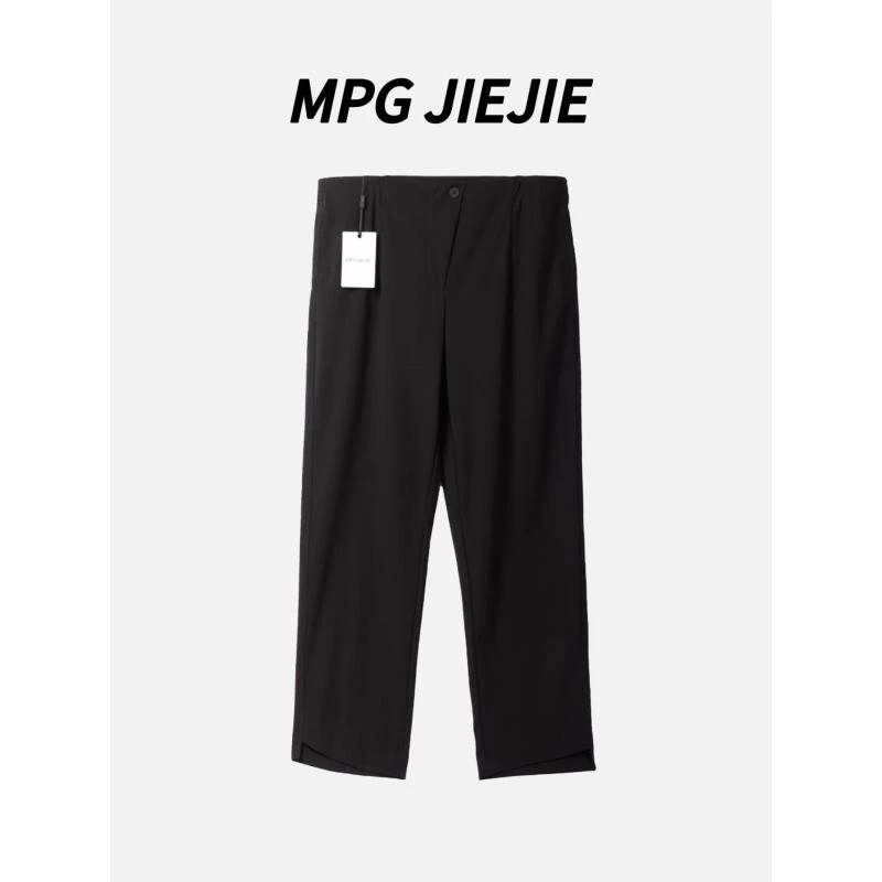 MPG JIEJIE【空气裤】春夏大码直筒时尚休闲松紧腰弹力休闲裤