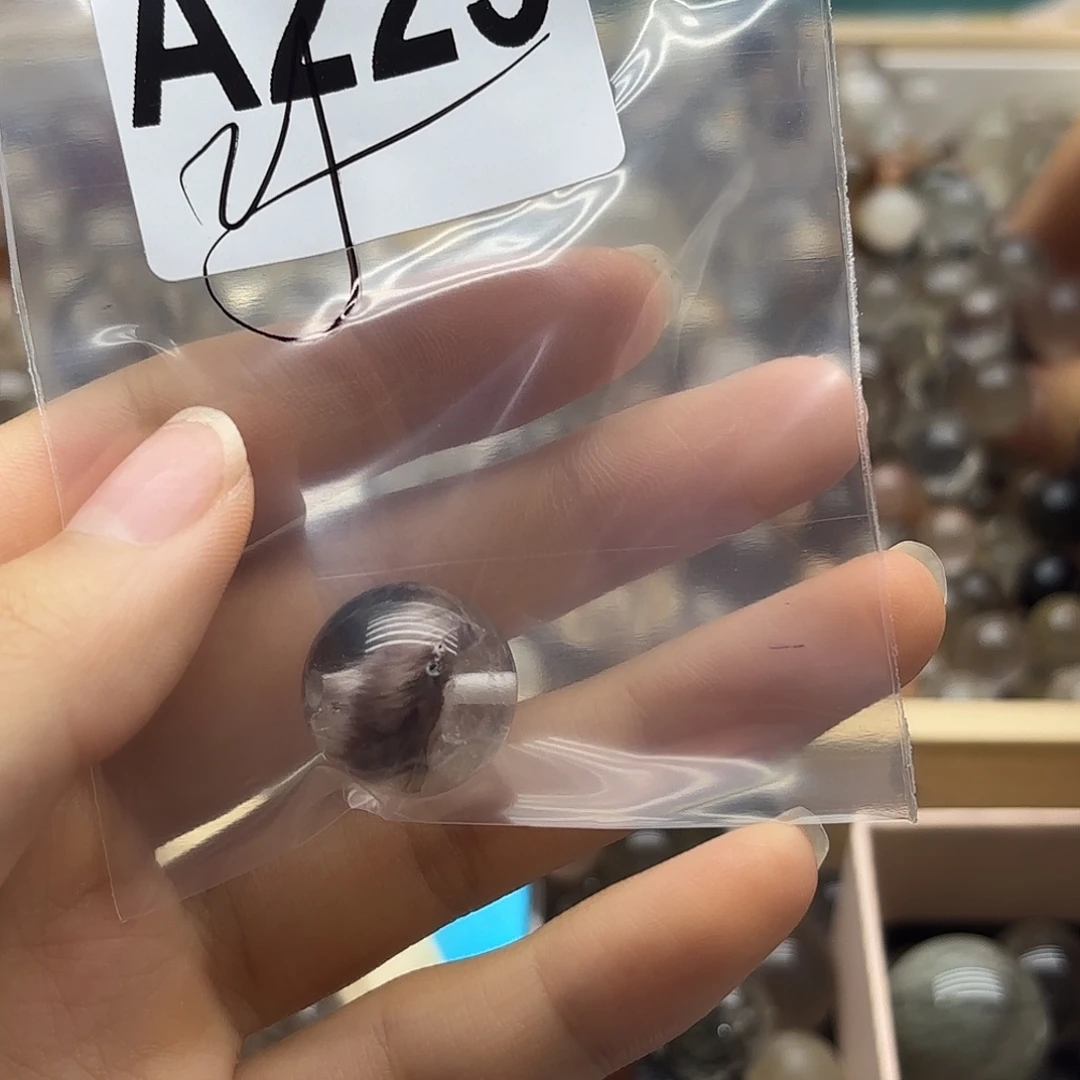 小***鹅珠宝半成品紫晶未镶嵌223