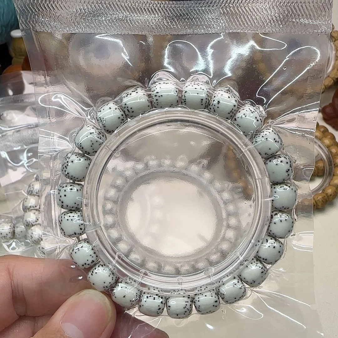 星月菩提手串10*9顺白侧留白