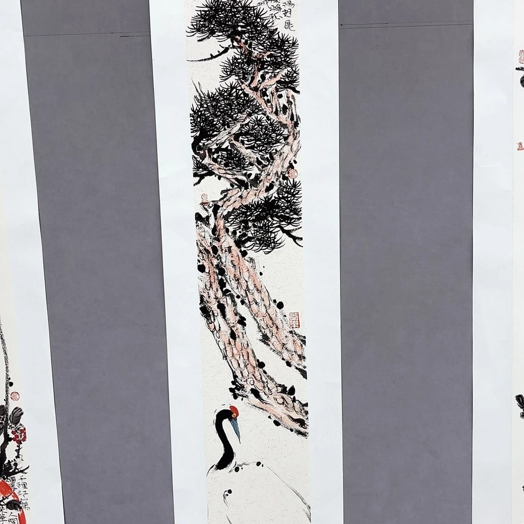 国画艺术家真人手绘
