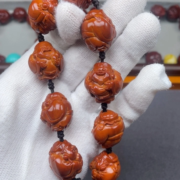 精***片橄榄核手串/手链财神