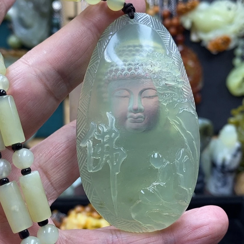 【闪购商品】蛇纹石玉吊坠未镶嵌
