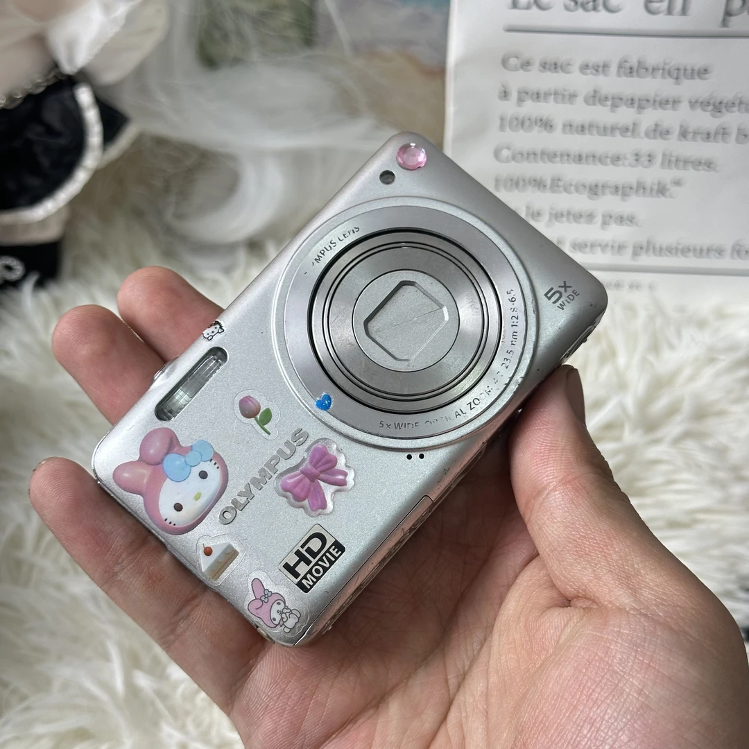 9新 Olympus/奥林巴斯 奥林巴斯d710冷白皮柔焦1400万像素带配件
