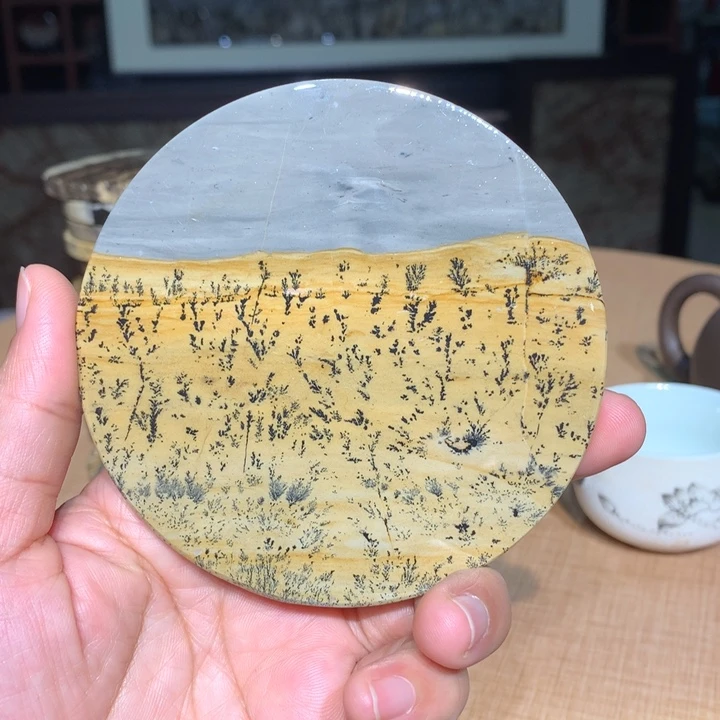 ，广西国画石摆件，收藏观赏