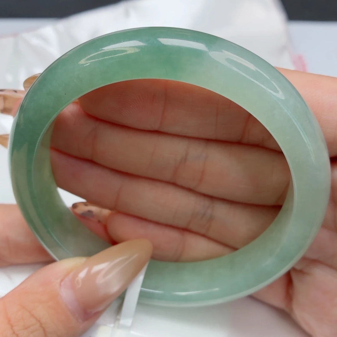 未镶嵌手镯翡翠半山水正圈