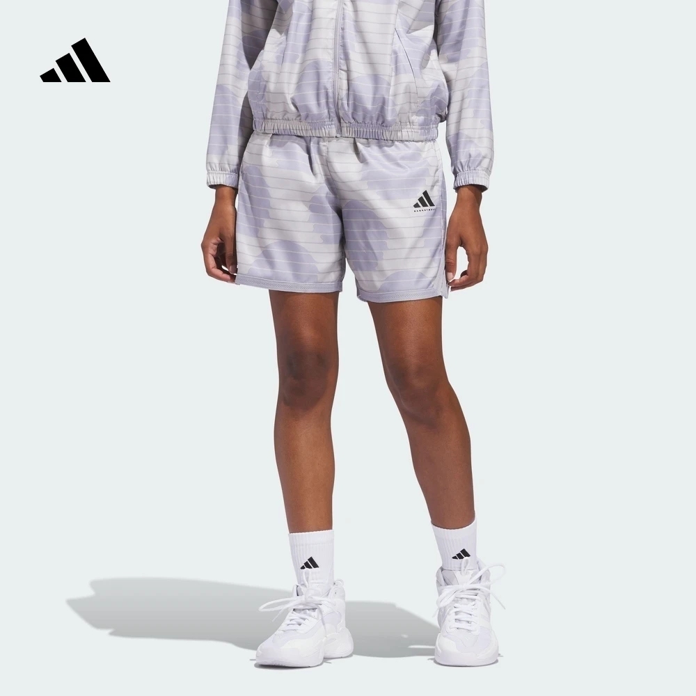玩球穿搭 阿迪达斯官方舒适篮球运动短裤女夏季新款adidas JC5916
