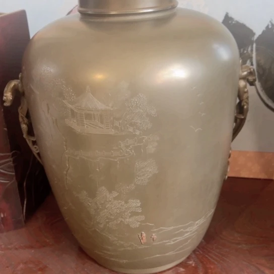 锡中古工艺品摆件