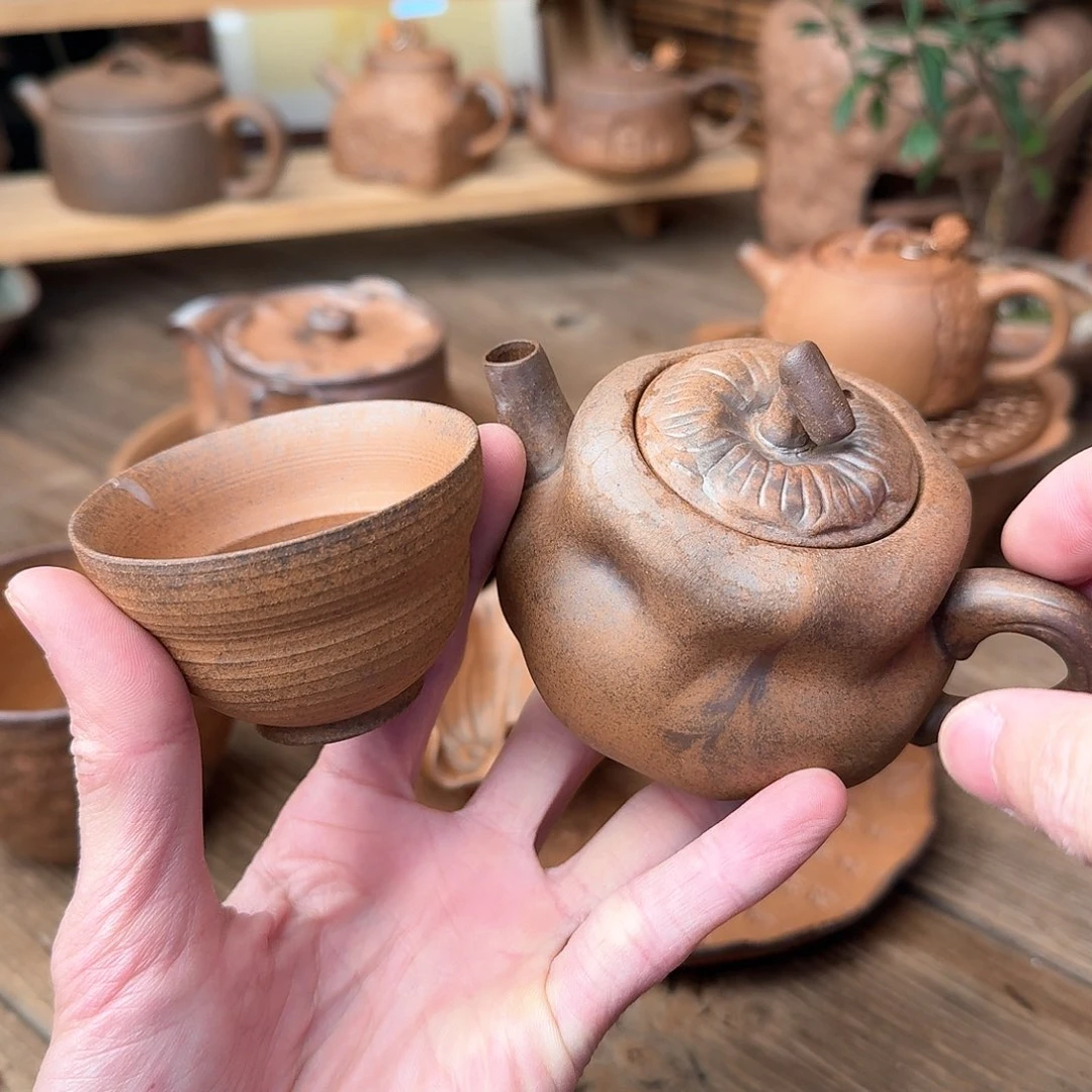 原矿老岩泥茶器系列