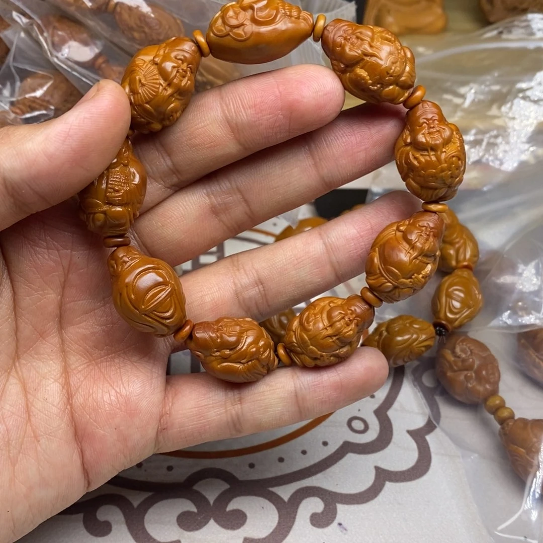 橄榄核手串/手链橄榄核雕刻工艺宇