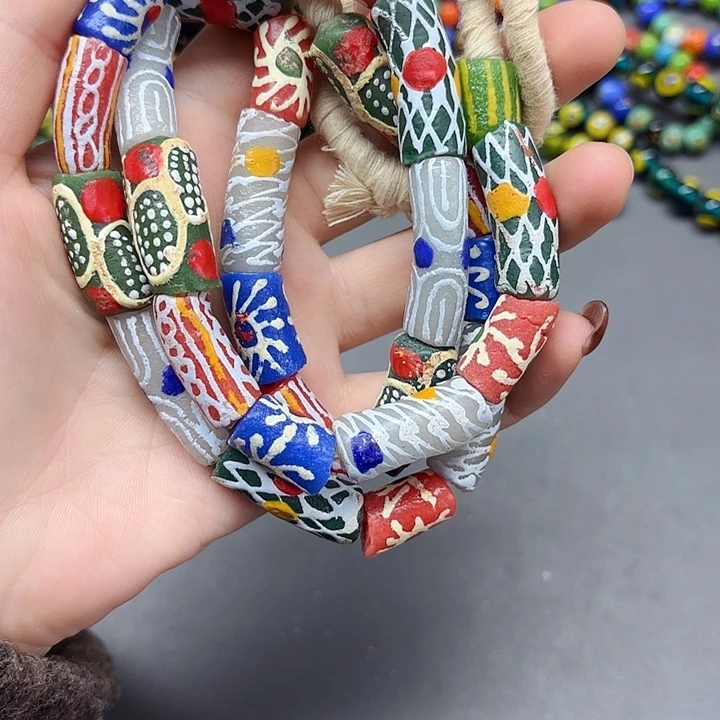 琉璃颈饰琉璃琉璃手绘小珠子11111