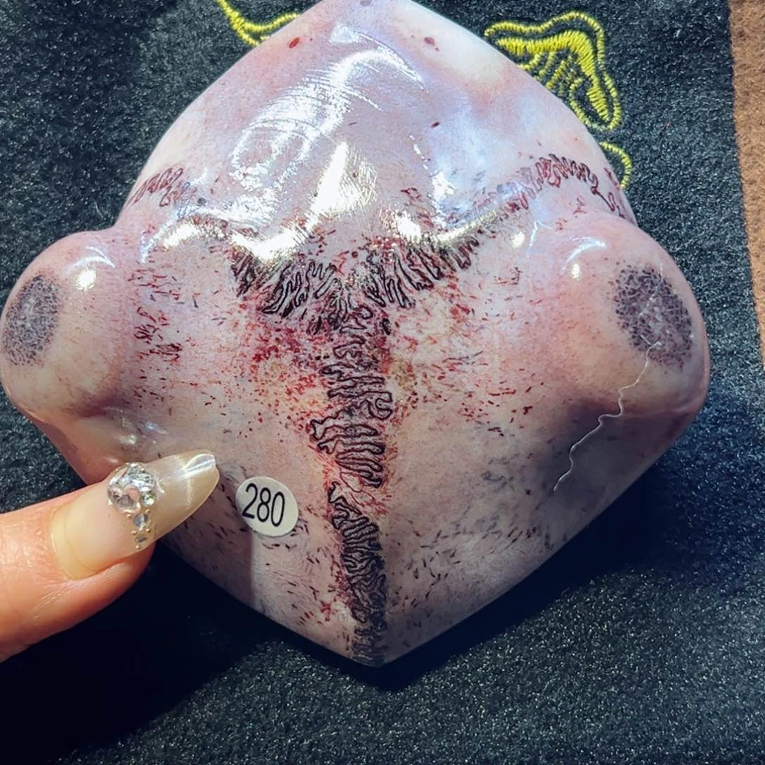 鹿骨把件鹿骨材质