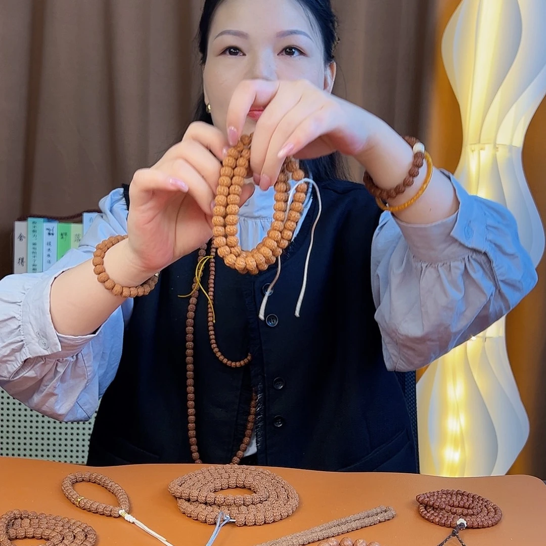 金刚菩提吊坠9mm 小金刚爆肉双龙108脖挂