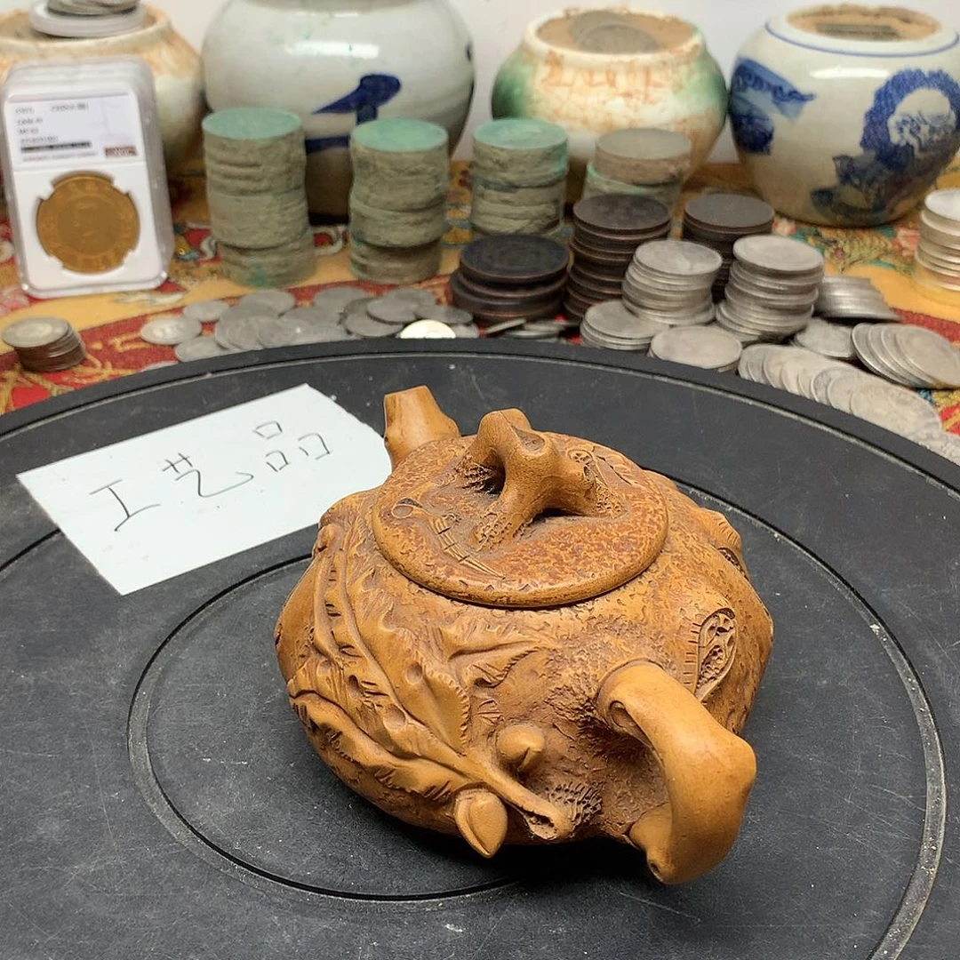 一手茶壶复古工艺品