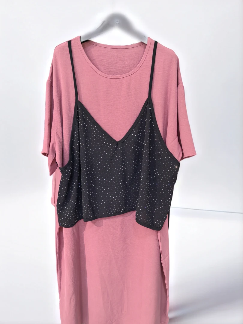 新疆包邮夏季新款女装冰丝皱宽松连衣裙高级感漂亮