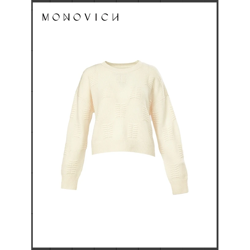 【商场同款】绵羊毛100% 毛针织衫8442360726