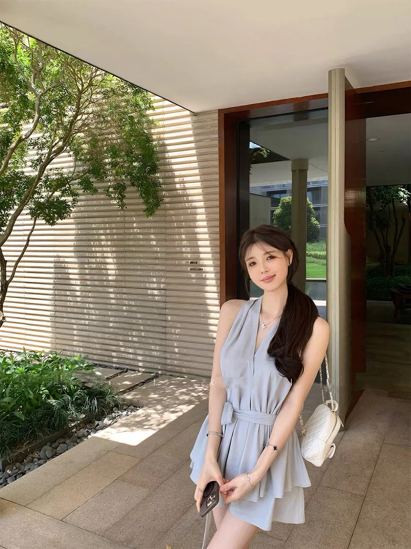 少女纯欲风时尚套装夏季显瘦公主风8885