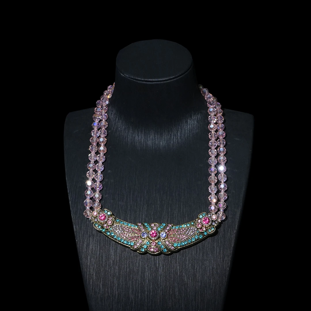 铜合金项链 【2207】项链 复古个性气质满钻纯手工百搭