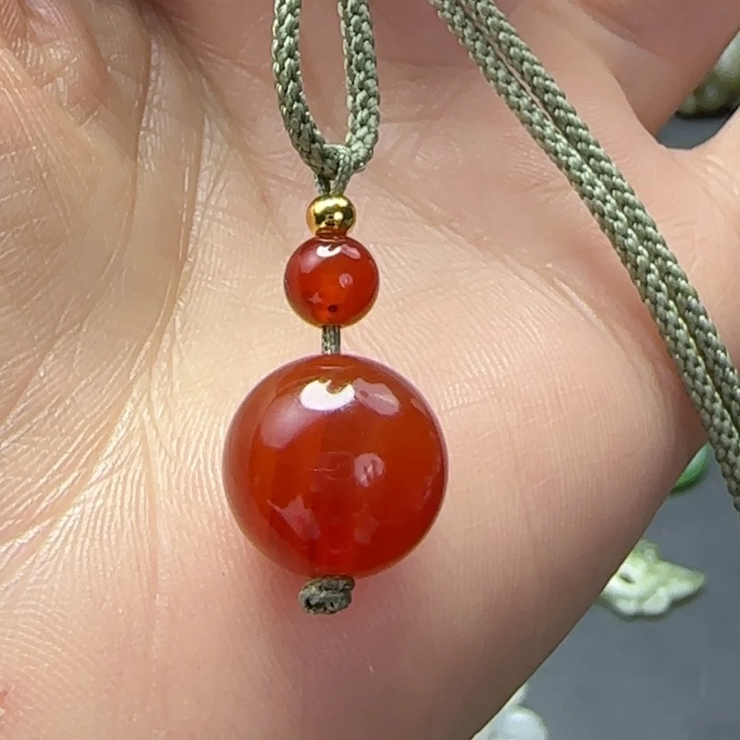 玛瑙/玉髓颈饰未镶嵌随机发1