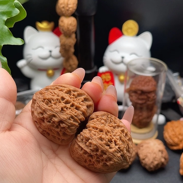 把件桃核南疆三角疆凹底40全品