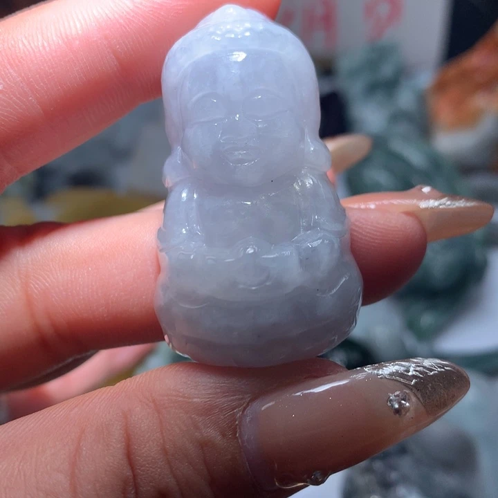 翡翠未镶嵌颈饰保真天然A货翡翠