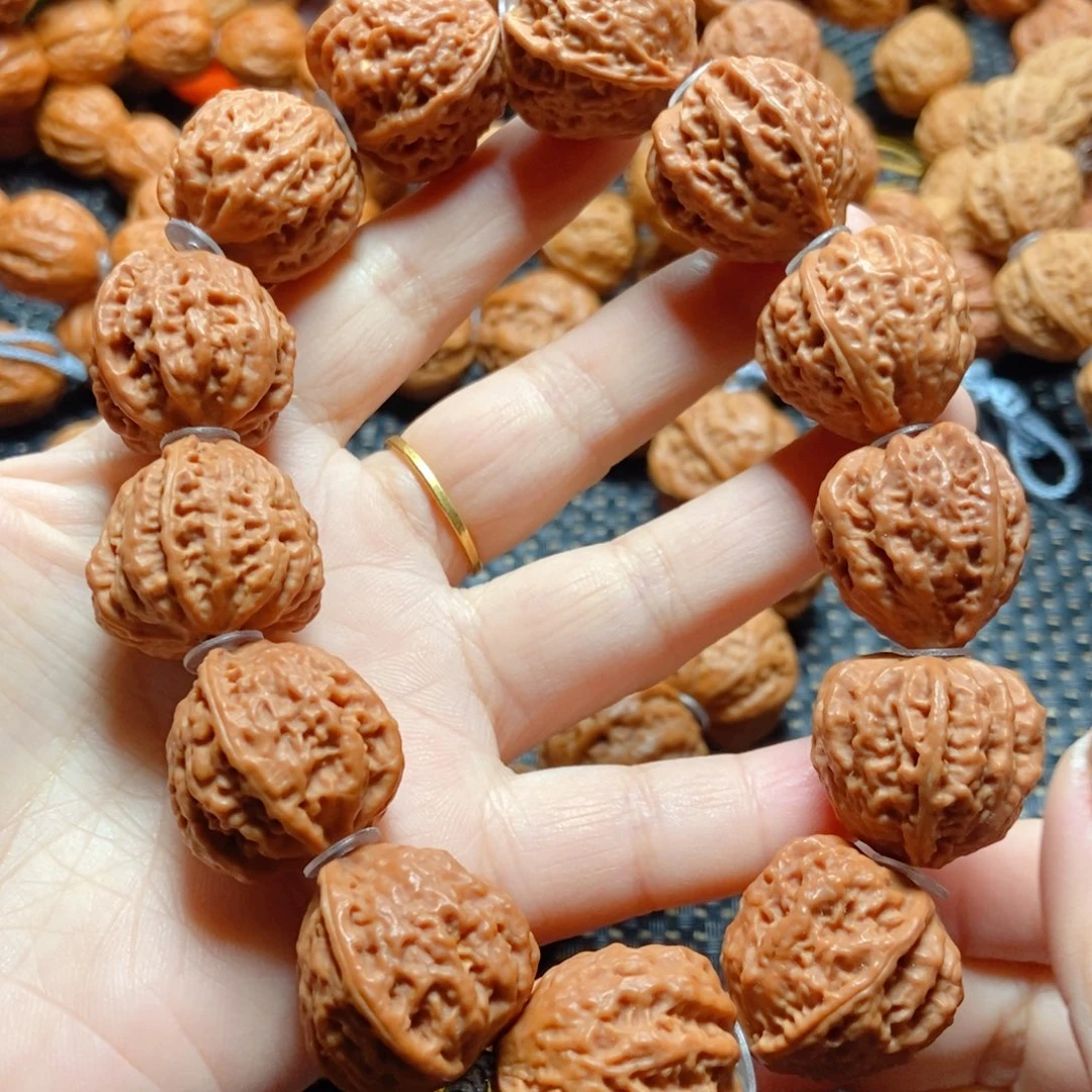 文玩核桃手串粗筋小蛙