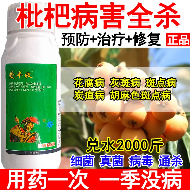 枇杷专用杀菌剂枇杷病全治专用杀菌药病害全杀灰斑病斑点花腐病